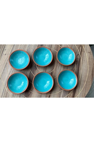 goffin Pottery Bowl Olive Bowl, Snack Bowl, Turkish Delight Bowl, Jam Bowl, Sauce Bowl, Colorful Glazed 6 Pieces