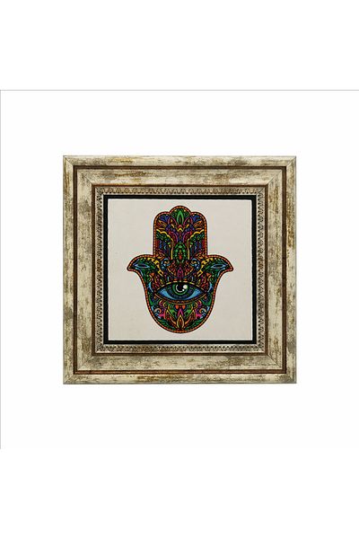Sadrazam Pictură din piatră naturală imprimată manual Fatima 25cmx25cm Kd-003