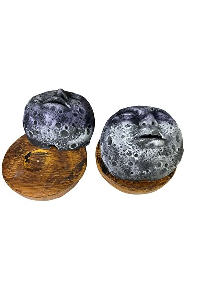 Labebe Tasarım Atölyesi Ay Dede Taş Tozu Konik Tütsülük