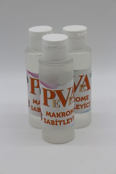 Hobimos Macrame Fixing Liquid 100 Gram - Anti-Pilling and Dispersion Liquid - 3 Pieces