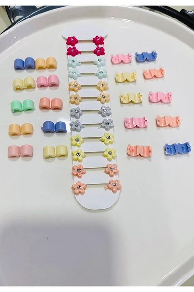 Ultraoyuncak Hair Ornament Pastel Colored Hair Beads