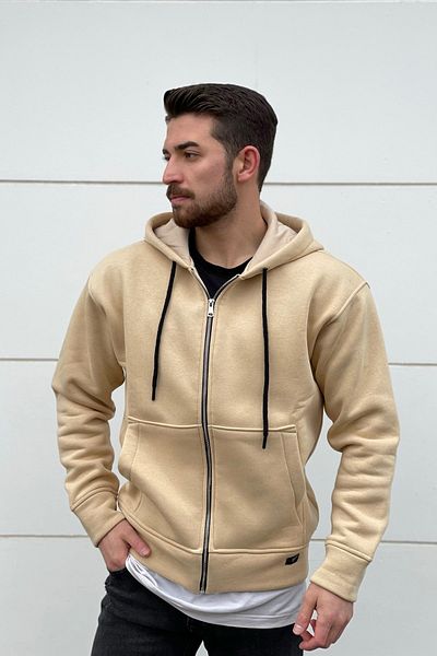 MBEY1989 Φούτερ Unisex με φερμουάρ με κουκούλα Mbey
