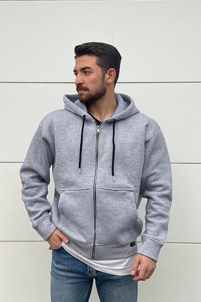 MBEY1989 Φούτερ Unisex με φερμουάρ με κουκούλα Mbey
