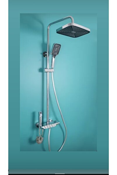 FLEKO Piyano Duş Seti Krom Banyo Duş Seti Piyano Duş