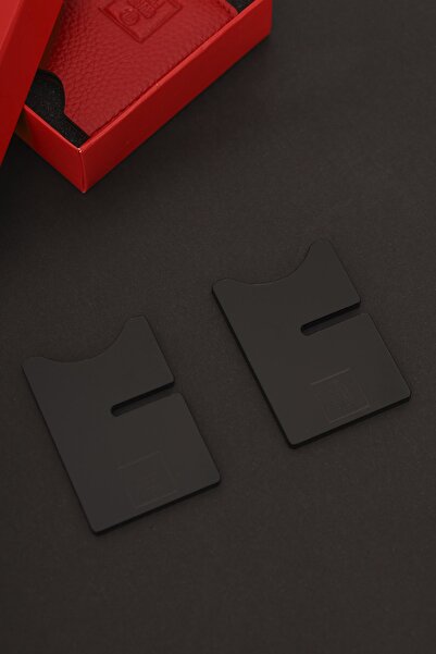 CigarFort Katlanır Puro Standı Sehpası - Kırmızı Deri Kılıflı