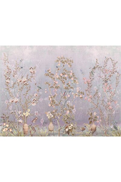 EkoDekor 3boyutluduvarkagitlari Vintage Özel Tasarım Duvar Kağıdı Kanvas Tek Parca