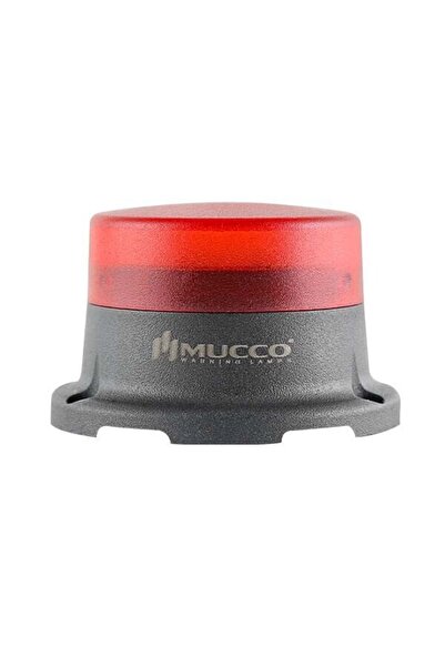 Snt-m715-fb Flaşör-buzzer Ledli Mini Tepe Lambası 24v Dc-kırmızı