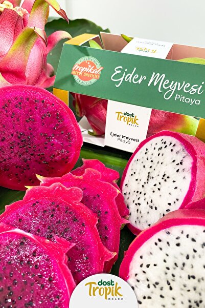Dost Tropik Belek | Ejder Meyvesi - Pitaya Meyvesi - Dragon Fruit 4 Adet (800-1600 Gram)