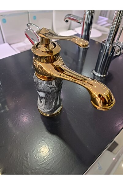 FLEKO Gold Washbasin - With Battery and Stylish