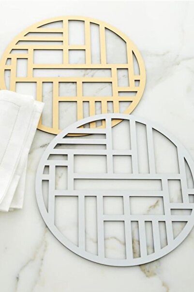 E CAN Pleksi Gümüş Aynalı Supla Pleksi Supla 4 Adet