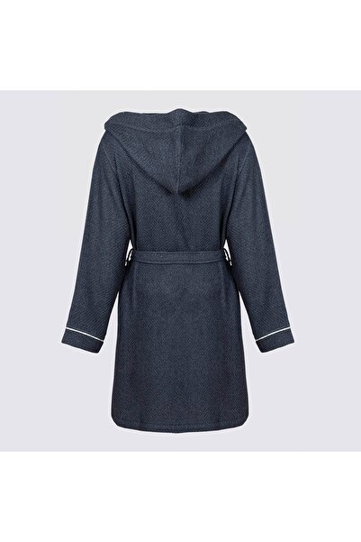 Ecocotton Naia Жіночий халат з 100% органічної бавовни, антрацитовий (м)