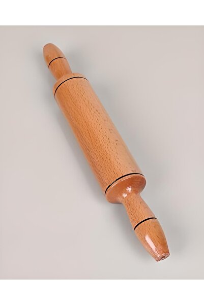 NESS AVM Hamur Şekillendirici Doğal El Yapımı Vernikli Dolgun Merdane 50 Cm S...