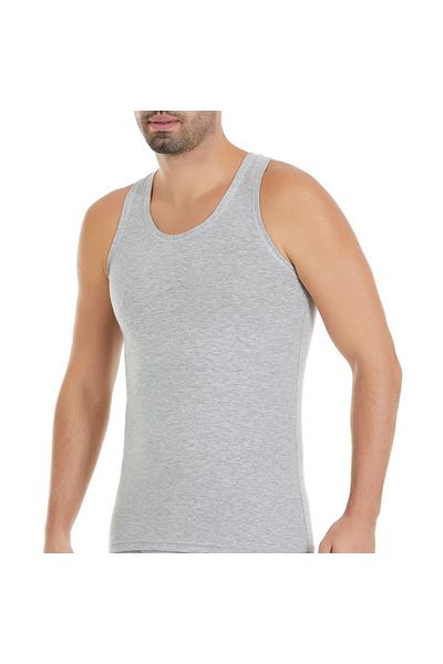 YILDIZ Ανδρικό Αθλητικό Μονό Formen Lycra 6 τεμαχίων Γκρι 377