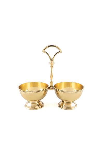 Mikasa Moor Gold 2-Piece Snack Bowl 24x11x25cm