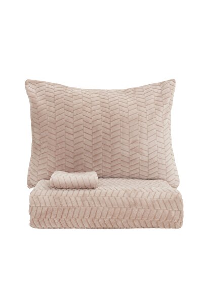 Karaca Home Rosie Beige Double Wellsoft Bedspread