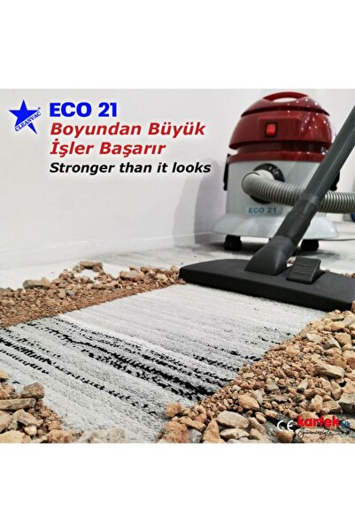 la & vetta Vetta Toz Torbasız Elektrik Süpürgesi Eco 21 Küçük Işletmeler Için...