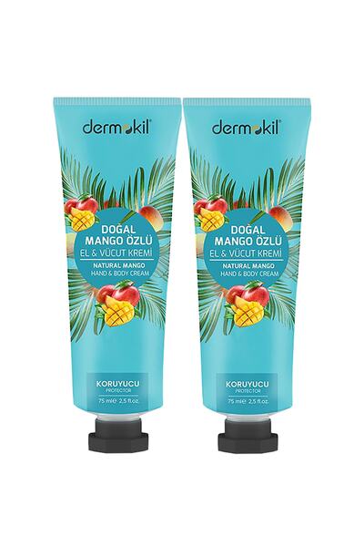 Dermokil Mango Extract 75 Ml Hand and Body Cream - 2 Pieces