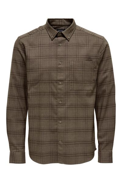 Only & Sons Еластична риза Onstıno Ls Check Reg