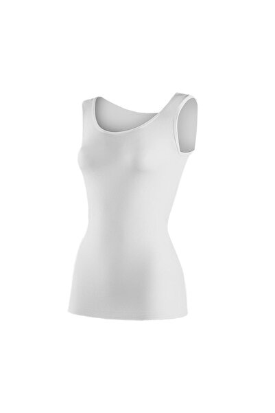 YILDIZ 6 штук бамбукових футболок з широкими бретелями, білі 2365