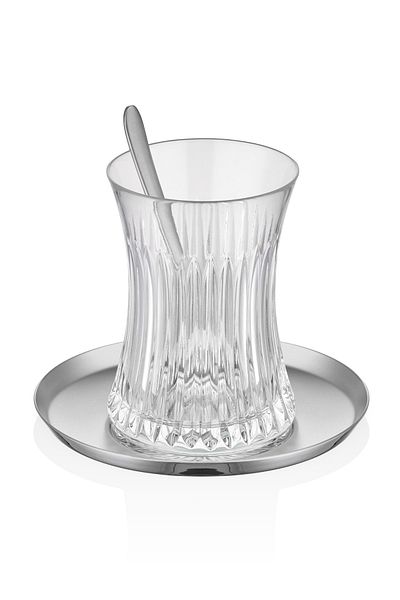 Narin Halley - Tea Enjoyment with Star Cup - 18 Pieces - Matte Gold