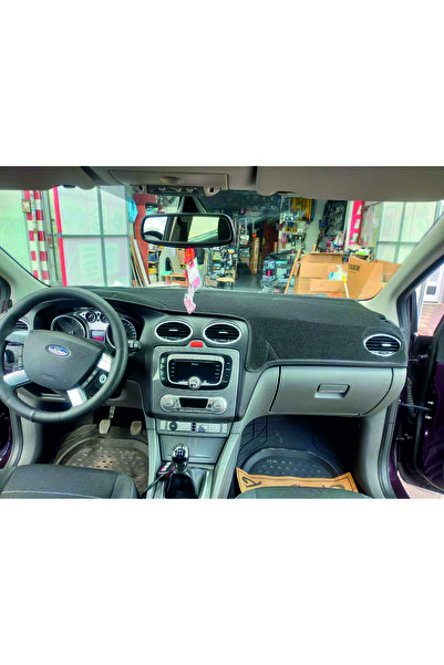 LeeWillson 2005-2011 Modellerine Uygun Ford Focus 2 Torpido Koruma Halısı Siy...