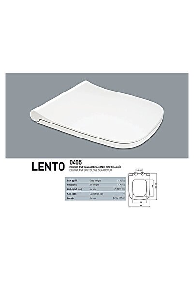 NKP Duroplast Yavaş Kapanan Klozet Kapağı Lento Model
