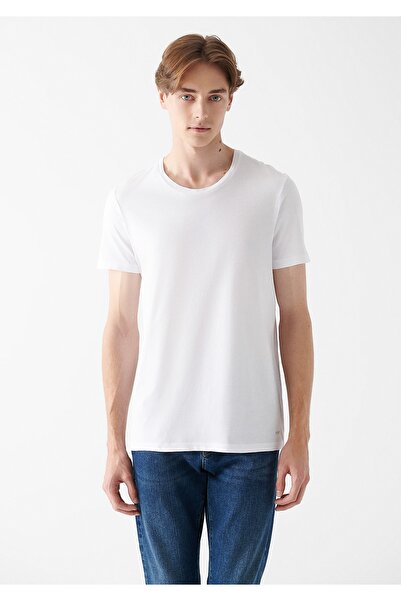 Mavi T-Shirt - Weiß - Regular Fit