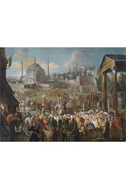 EkoDekor 3 Boyutlu Duvar Kagitlari Eski Istanbul Şehir Manzara Duvar Kağıdı 0101 Kanvas Tek Parca