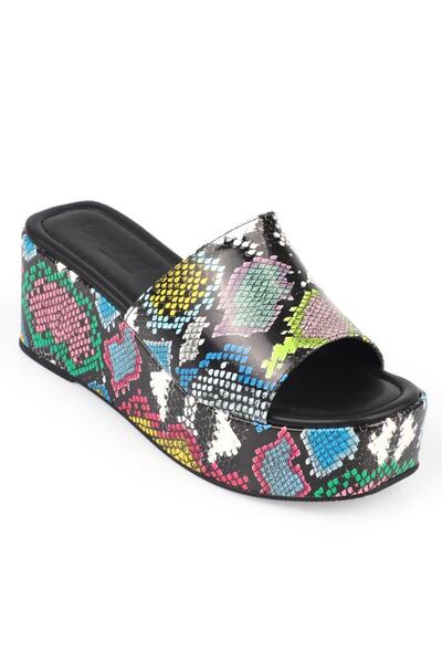 Capone Outfitters Papuci cu toc cu pană metalic Capone, cu o singură curea, pentru femei