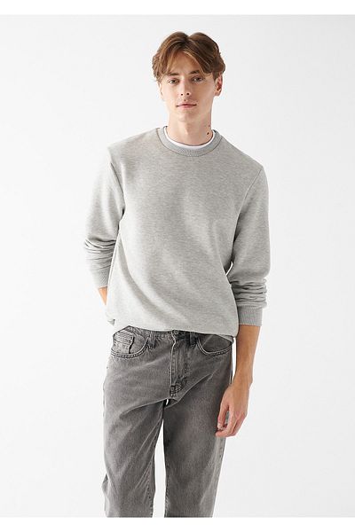 Mavi Sweatshirt - Grau - Regular Fit