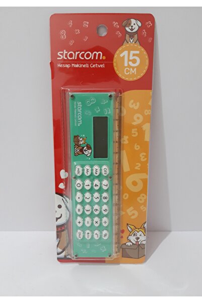 renkli çiçekler Hesap Makineli Cetvel