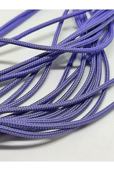 Firebird Takı Aksesuar Ve Kamp Malzemeleri Σχοινί Paracord, 2 mm Paracord Σχοινί Βραχιόλι Ανοιχτό Μωβ Χρώμα 45 μέτρα
