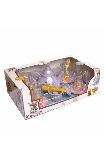 Mashotrend Slim Waisted Tea Time Toy Set - Girl Play Set - Household Play Set - Toy Teapot Set