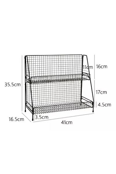GO DEKOR Multi-Purpose Spice Rack Organizer 40x37cm Go Organizer Model