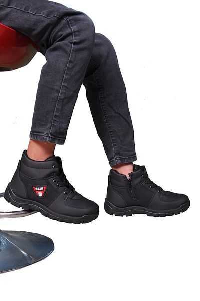 Adlax Boy's Water Resistant Winter Boots with Wool Inside Adx019