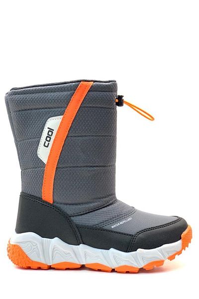 Cool Molina Orthopedic Water Repellent Boys Smoked Snow Boots