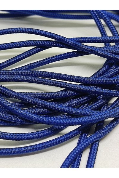 Firebird Takı Aksesuar Ve Kamp Malzemeleri 2 mm Paracord Rope, Paracord Bracelet Rope Dark Blue 10 Meters