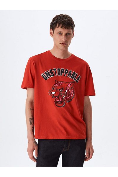 Ltb T-Shirt - Rot - Regular Fit