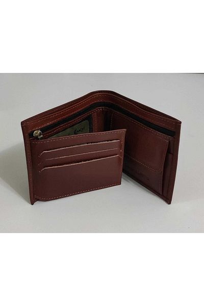 MKM Genuine Real Leather Horizontal Men's Wallet