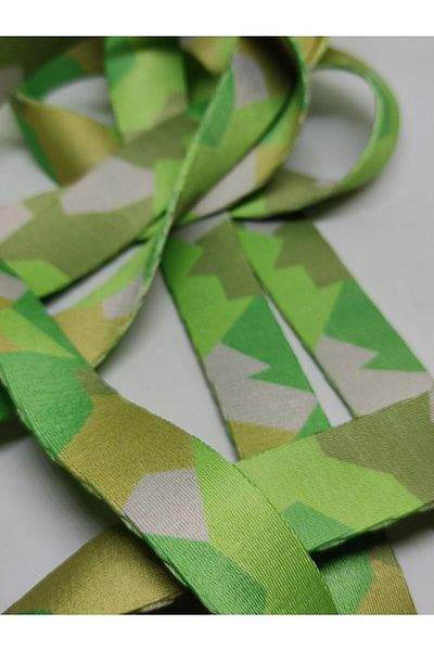 Firebird Takı Aksesuar Ve Kamp Malzemeleri Recycled Printed Column 20 Mm Millennium Green Pattern 5 Meters