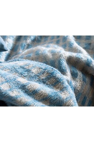 English Home Akrilik Tv Battaniye 130x170 cm Mavi