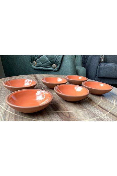 goffin Pottery Bowl Olive Bowl, Snack Bowl, Turkish Delight Bowl, Jam Bowl, Sauce Bowl, Colorful Glazed 6 Pieces