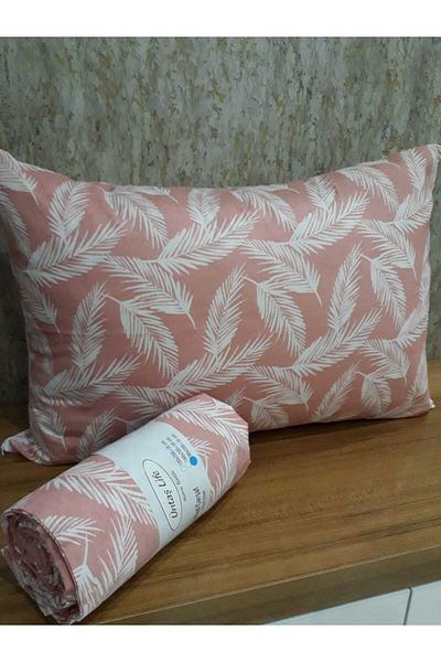 üntaş Life Powder Feather 160x200 Διπλό ελαστικό σεντόνι + 2 μαξιλαροθήκες Ecpudratüy160