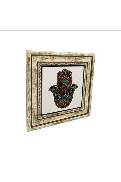 Sadrazam Pictură din piatră naturală imprimată manual Fatima 25cmx25cm Kd-003