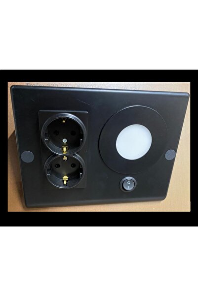 ÇağatayElektrik Tezgah Altı Priz + Led Aydınlatmalı 3 Watt/6400 K Beyaz Işık ...