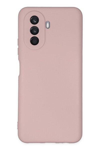 HappyCase Lansman Huawei Nova Y70 Kılıf Nano Içi Kadife Silikon - Pudra