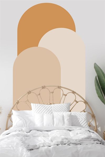 Piksel Grafik Bohemian Blocks 3-Piece Wall Sticker