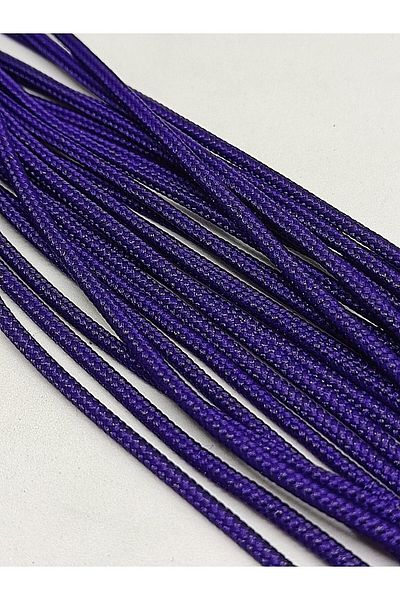 Firebird Takı Aksesuar Ve Kamp Malzemeleri Σχοινί Paracord, 2 mm Paracord Σχοινί βραχιολάκι Σκούρο Μωβ Χρώμα 45 μέτρα