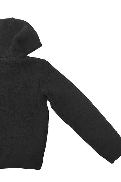 Black&Small Plush Kids Sweatshirt