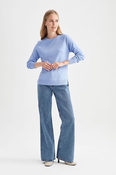 DeFacto Pullover - Blau - Regular Fit
